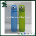 2016 new design FDA passed silicone foldable water bottle with flip cap